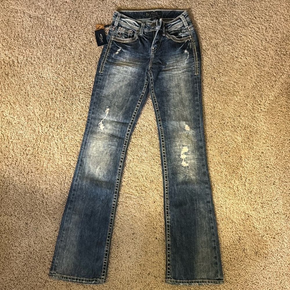 Women’s Silver bootcut jeans